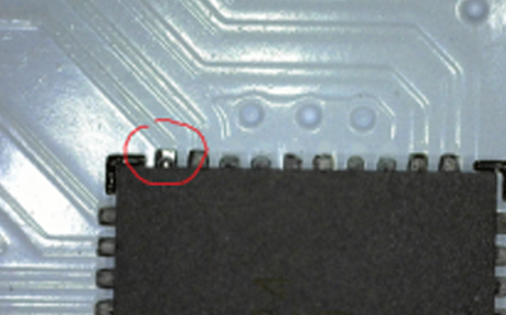 Insufficient Solder